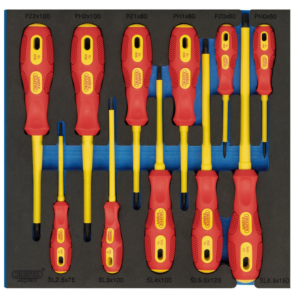 Expert-Quality-VDE-Screwdriver-Set-in-1/2-Drawer-EVA-Insert-Tray-(11-Piece)