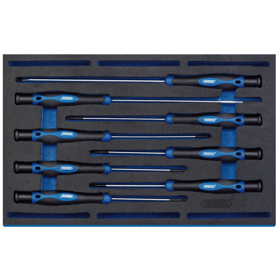 Extra-Long-Precision-Screwdriver-Set-in-1/4-Drawer-EVA-Insert-Tray-(8-Piece)