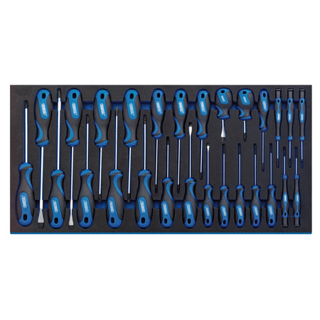 Soft-Grip-Screwdriver-Set-in-Full-Drawer-EVA-Insert-Tray-(27-Piece)