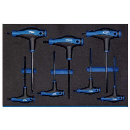 Draper-TX-STAR®-T'-Handle-Key-Set-in-3/4-Drawer-EVA-Insert-Tray-(7-Piece)