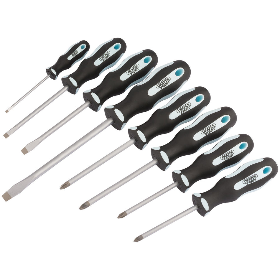 Draper-Expert-Heavy-Duty-Soft-Grip-Screwdriver-Set-(8-Piece)