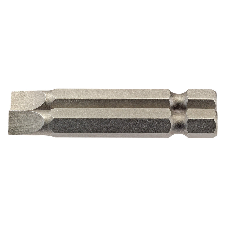 Plain-Slot-Insert-Bit,-6mm,-1/4"-Hex,-50mm-Long-(Pack-of-2)