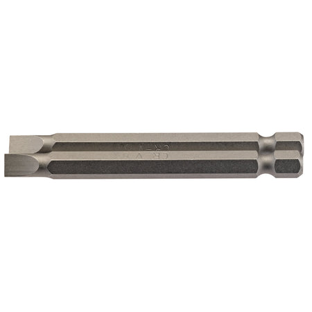 Plain-Slot-Insert-Bit,-6mm,-1/4"-Hex,-75mm-Long-(Pack-of-2)