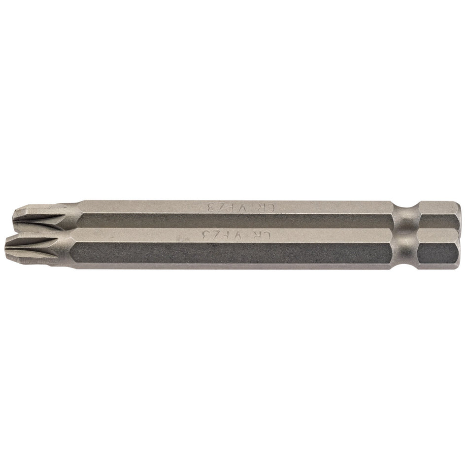 PZ-Type-Insert-Bit,-1/4"-Hex,-75mm-Long,-No.3-(Pack-of-2)