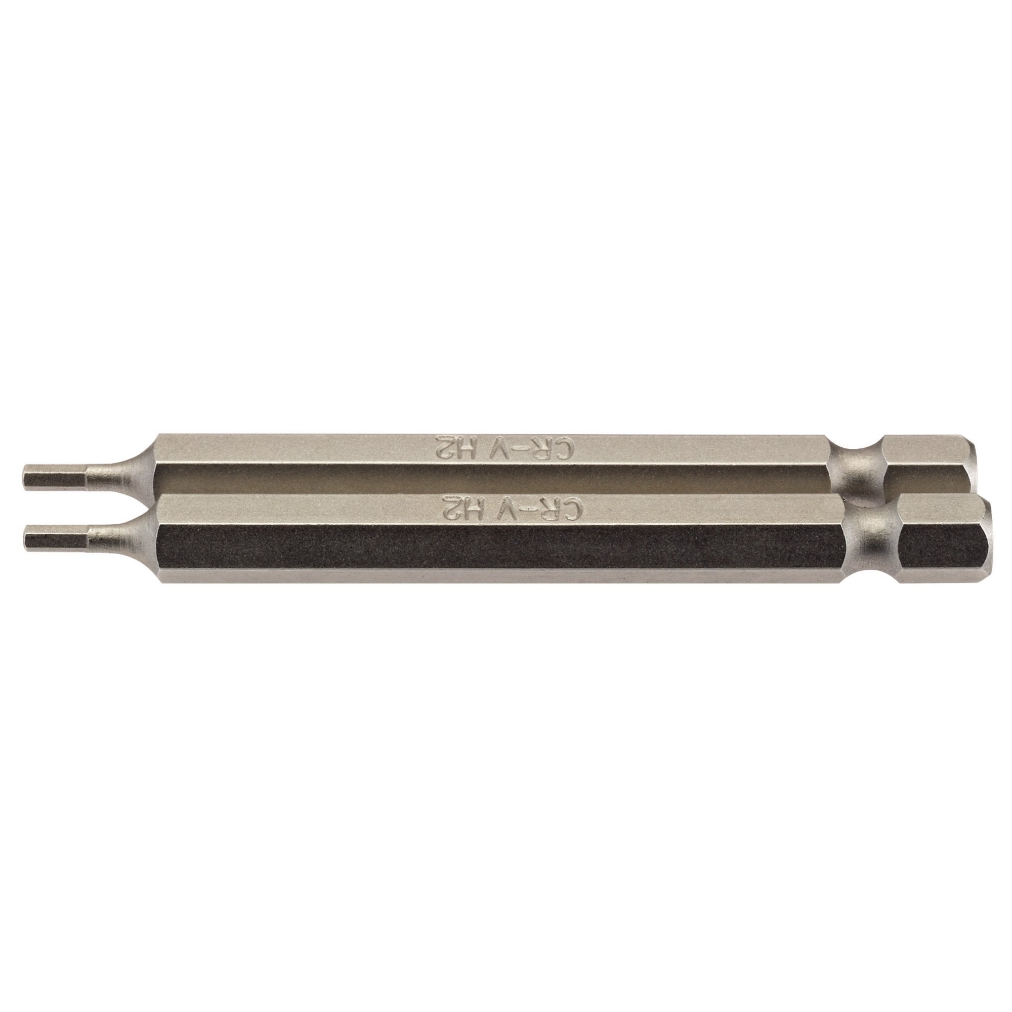 Hexagonal-Insert-Bit,-2mm,-1/4"-Hex,-75mm-Long-(Pack-of-2)