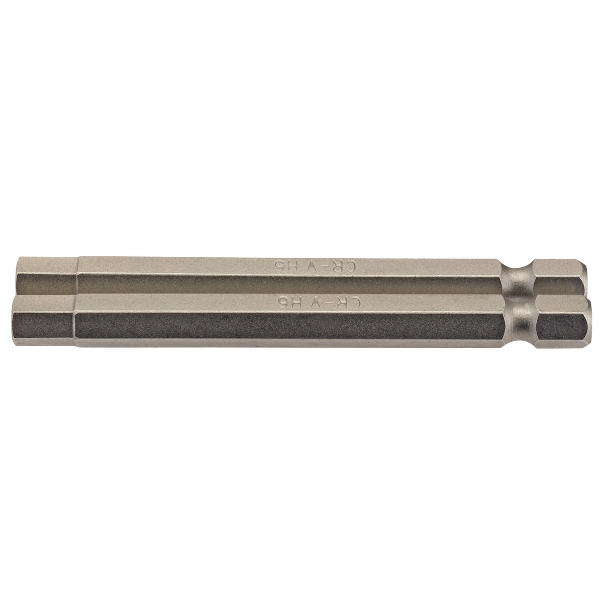Hexagonal-Insert-Bit,-6mm,-1/4"-Hex,-75mm-Long-(Pack-of-2)
