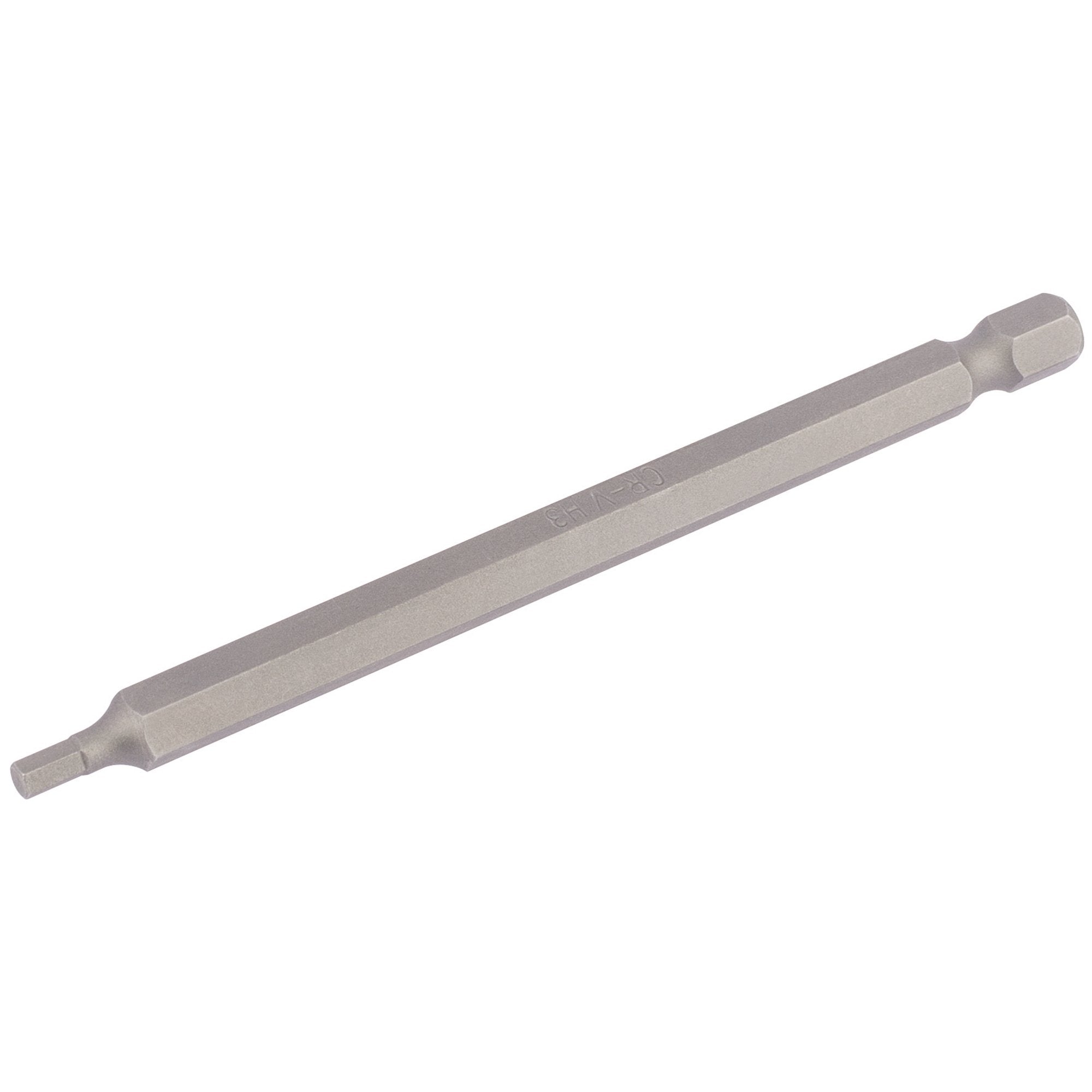 Hexagonal-Insert-Bit,-3mm,-1/4"-Hex,-100mm-Long-(Pack-of-1)