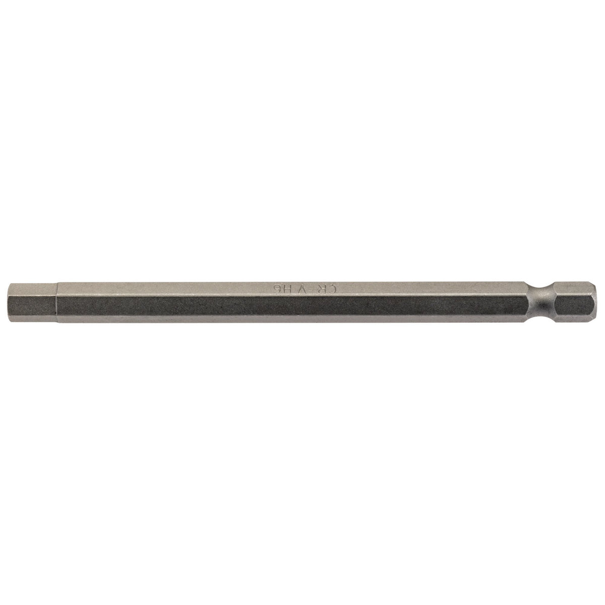 Hexagonal-Insert-Bit,-6mm,-1/4"-Hex,-100mm-Long-(Pack-of-1)