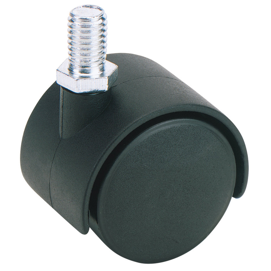 Twin-Nylon-Bolt-Castor,-40mm-Diameter,-S.W.L.-25kg