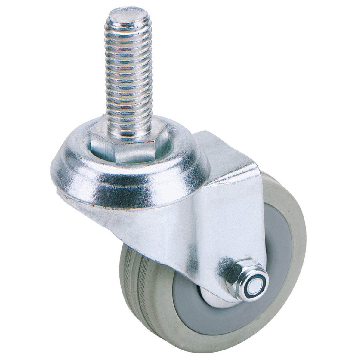 Swivel-Bolt-Fixing-Rubber-Castor,-50mm-Diameter,-S.W.L.-50kg