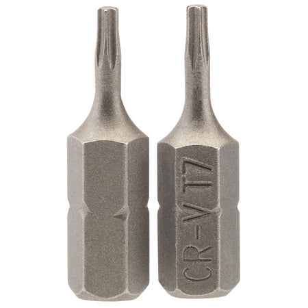 Draper-TX-STAR®-Insert-Bit,-1/4"-Hex,-25mm-Long,-T7-(Pack-of-2)