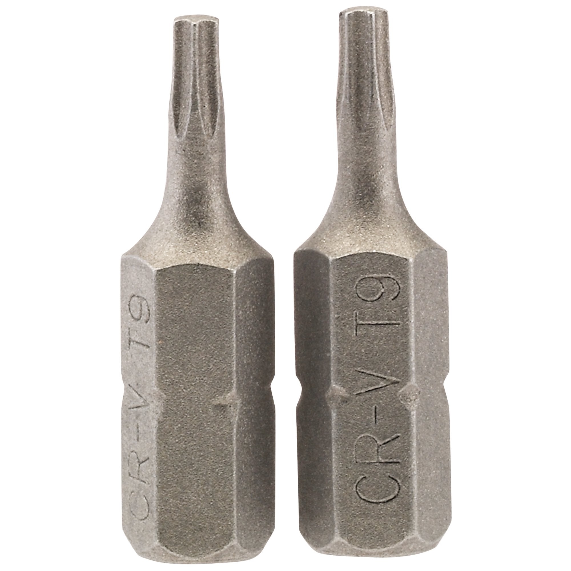 Draper-TX-STAR®-Insert-Bit,-1/4"-Hex,-25mm-Long,-T9-(Pack-of-2)