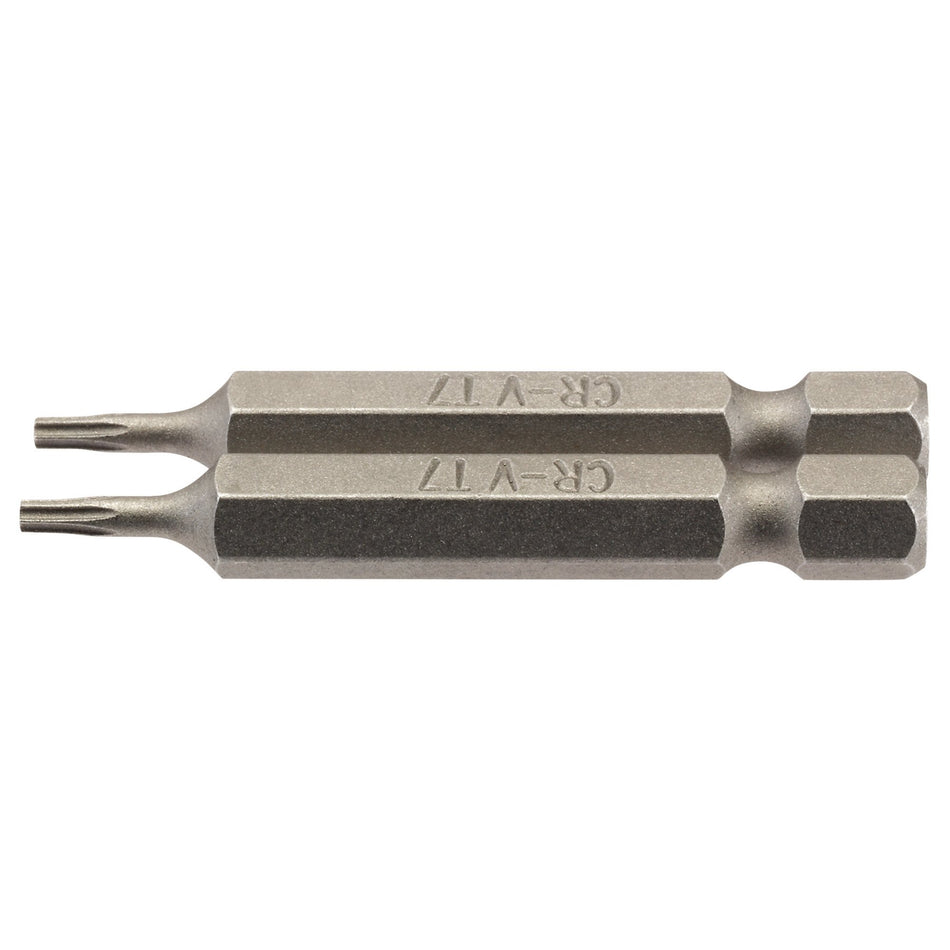 Draper-TX-STAR®-Insert-Bit,-1/4"-Hex,-50mm-Long,-T7-(Pack-of-2)
