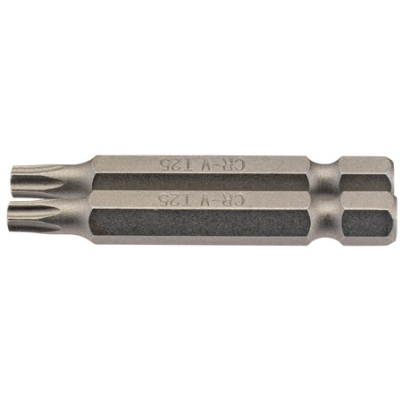 Draper-TX-STAR®-Insert-Bit,-1/4"-Hex,-50mm-Long,-T25-(Pack-of-2)
