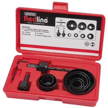 Draper-Redline®-Holesaw-Kit-(11-Piece)