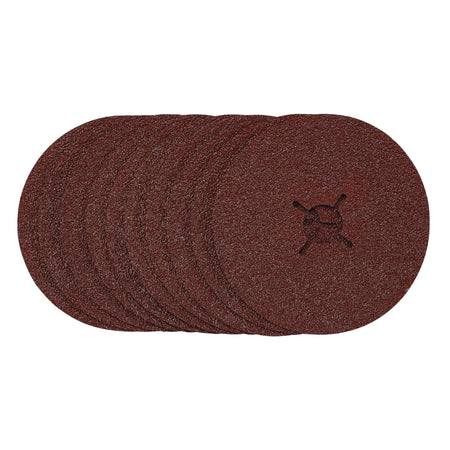 Fibre-Sanding-Discs,-125mm,-36-Grit,-(Pack-of-10)