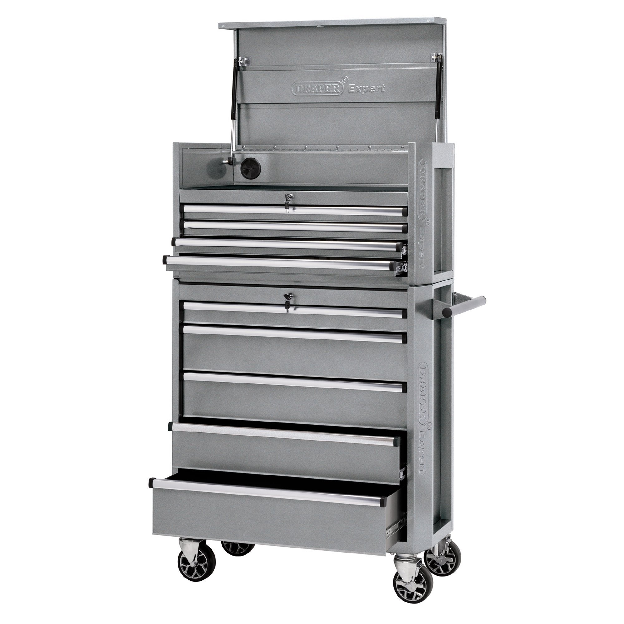 Draper-Expert-Combined-Roller-Cabinet-and-Tool-Chest,-9-Drawer,-36"
