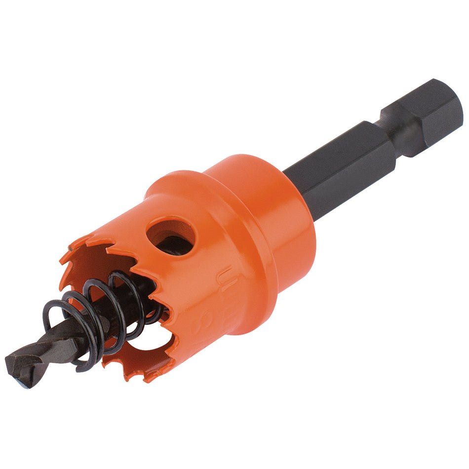 Bi-Metal-Hole-Saw-with-Integrated-Arbor,-16mm