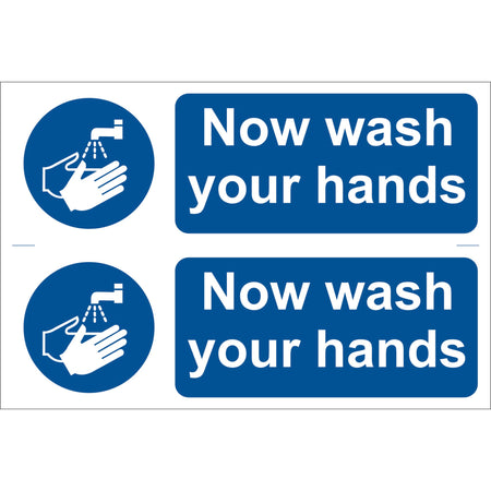 Wash-Your-Hands'-Mandatory-Sign-(Pack-of-2)