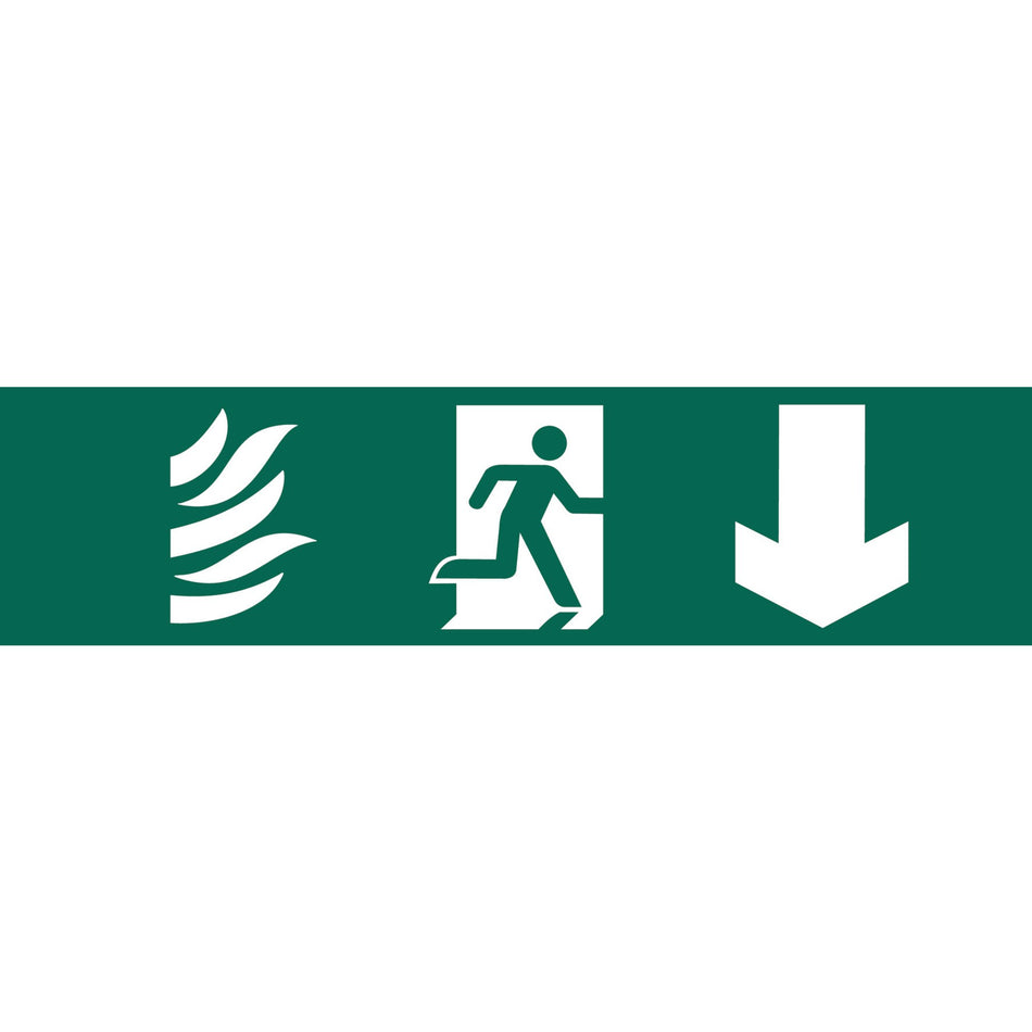 Running-Man-Arrow-Down