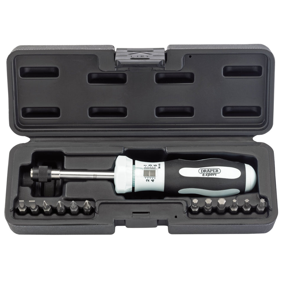 Draper-Expert-Torque-Screwdriver-Kit,-1---5Nm