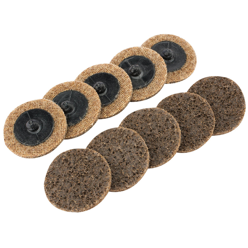 Polycarbide-Abrasive-Pads,-50mm,-Coarse-(Pack-of-10)