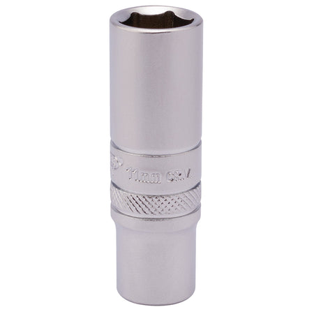 6-Point-Deep-Socket,-1/4"-Sq.-Dr.,-11mm