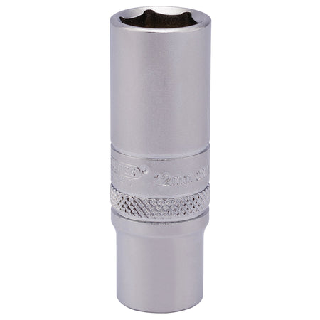 6-Point-Deep-Socket,-1/4"-Sq.-Dr.,-12mm