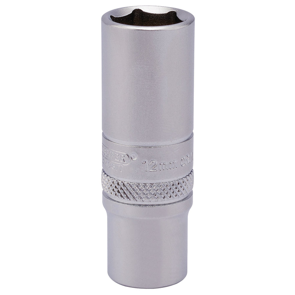 6-Point-Deep-Socket,-1/4"-Sq.-Dr.,-12mm