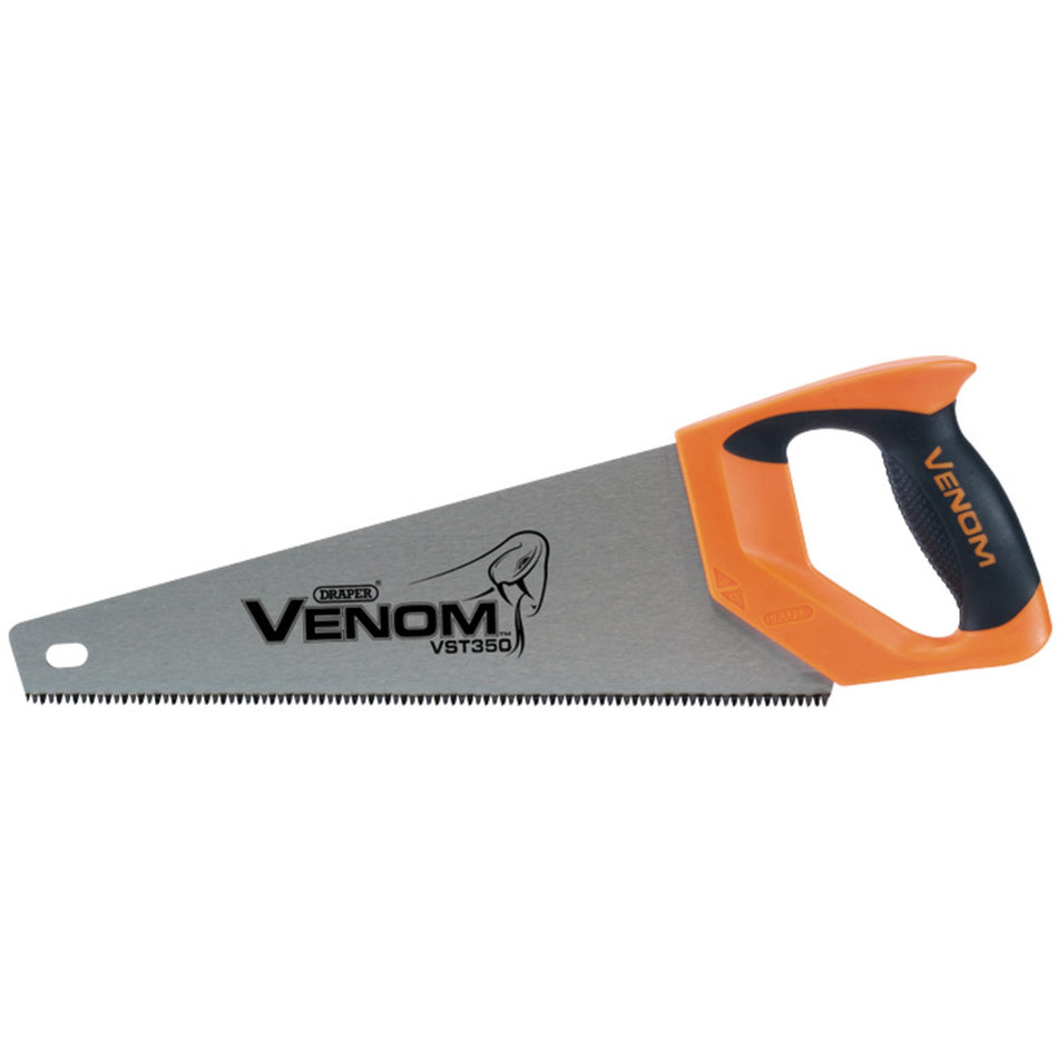Draper-Venom®-First-Fix-Triple-Ground-Tool-Box-Saw,-350mm,-7tpi/8ppi