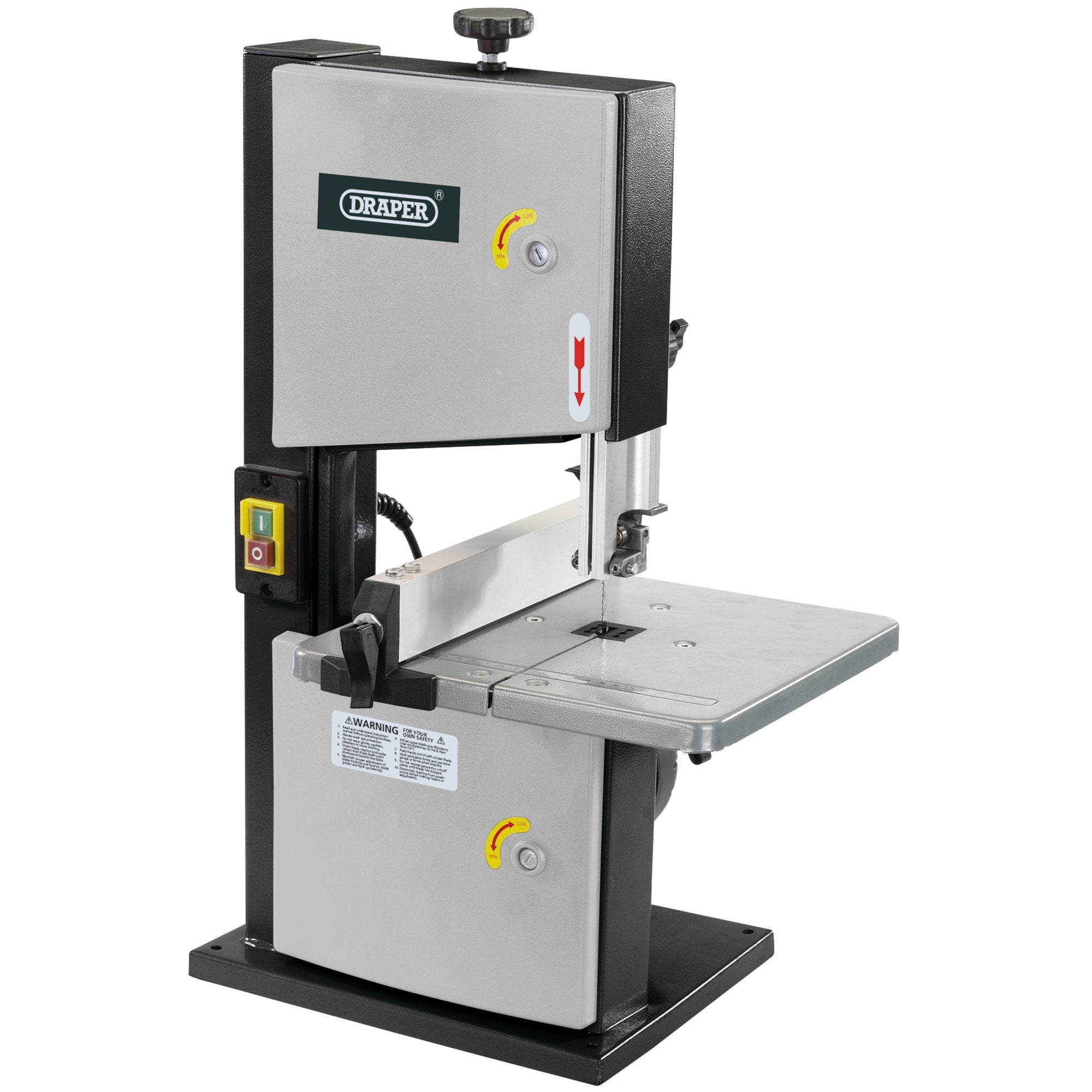 Bandsaw-with-Steel-Table,-200mm,-250W