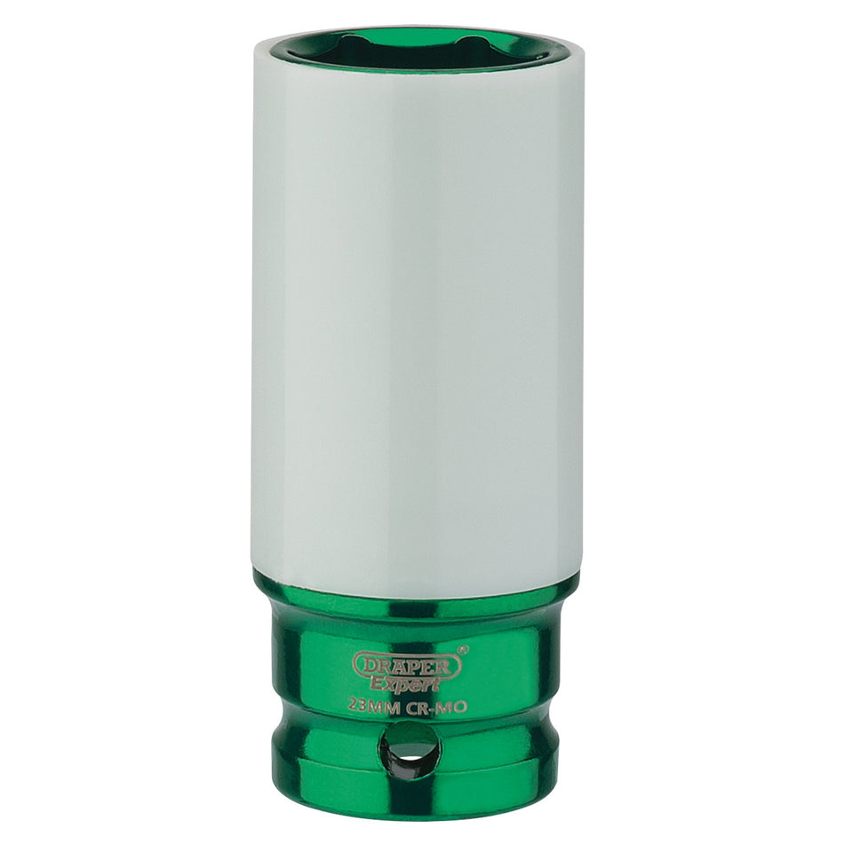 Draper-HI-TORQ®-Wheel-Nut-Socket-for-Alloy-Wheels,-1/2"-Sq.-Dr.-(23mm)