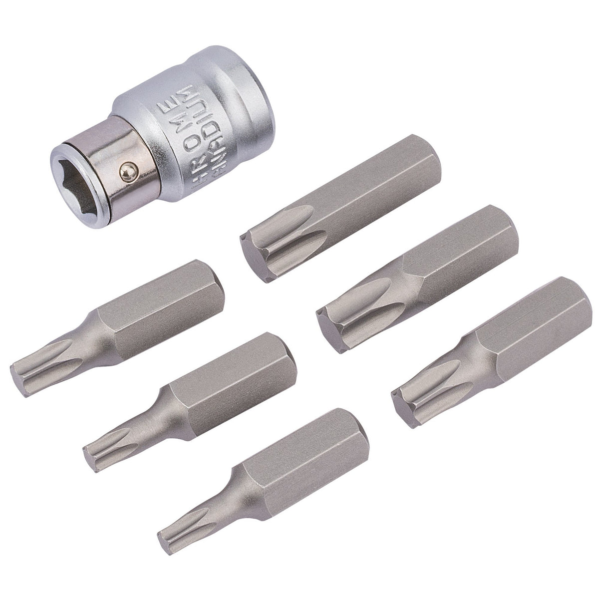 Draper-TX-STAR®-Bit-and-Bit-Holder-Set,-3/8"-Sq.-Dr.-(7-Piece)