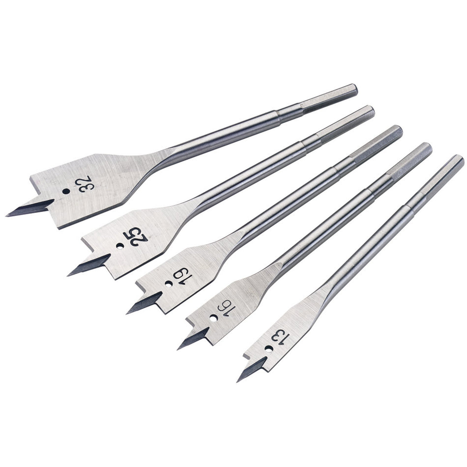 Flat-Wood-Bit-Set,-13---32mm-(5-Piece)