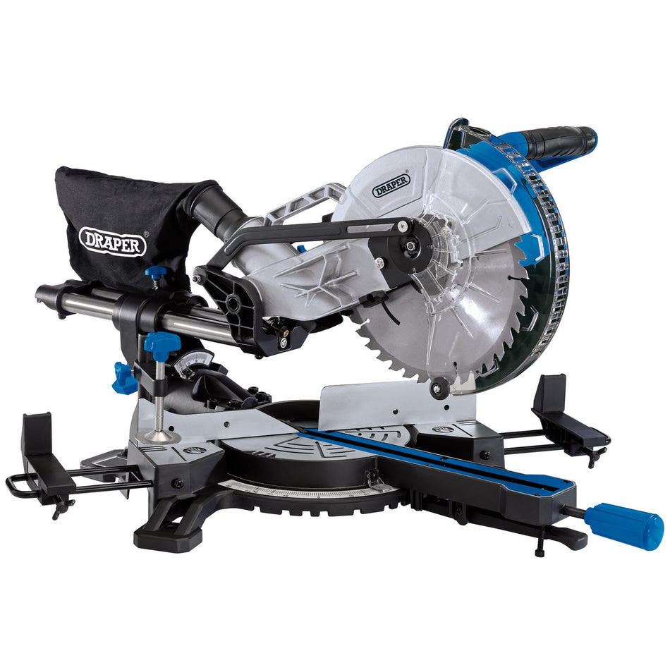 230V-Sliding-Compound-Mitre-Saw,-255mm,-1800W