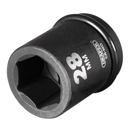 Draper-Expert-HI-TORQ®-6-Point-Impact-Socket,-3/4"-Sq.-Dr.,-28mm
