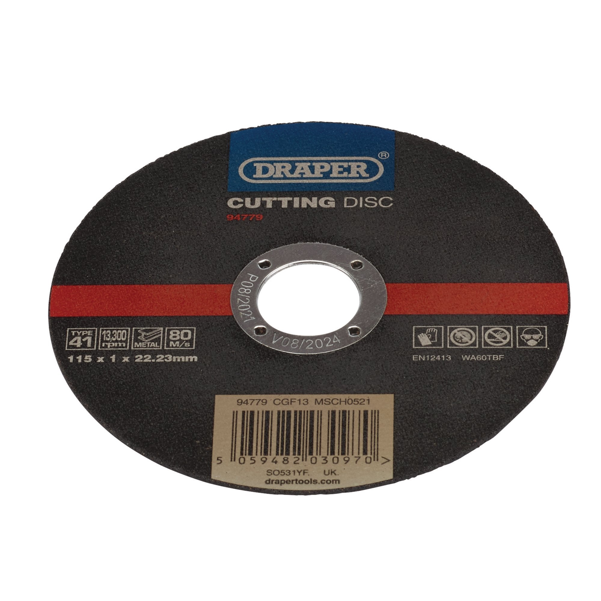 Stainless-Steel/Inox-Metal-Cutting-Disc,-115-x-1-x-22.23mm