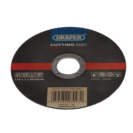 Stainless-Steel/Inox-Metal-Cutting-Disc,-115-x-1-x-22.23mm