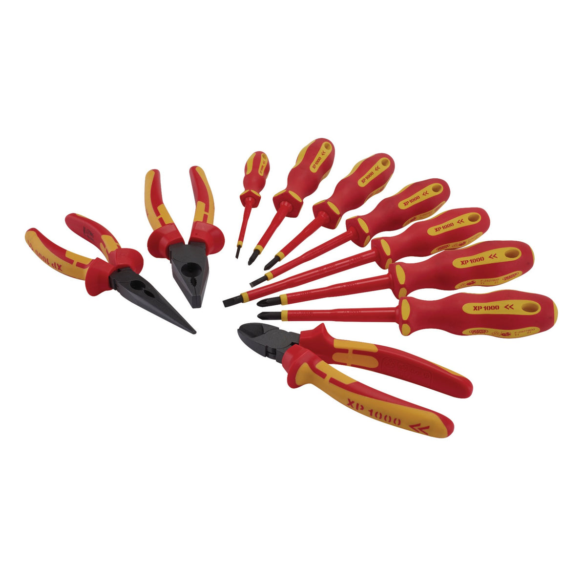 XP1000®-VDE-Screwdriver-and-Pliers-Set-(10-Piece)