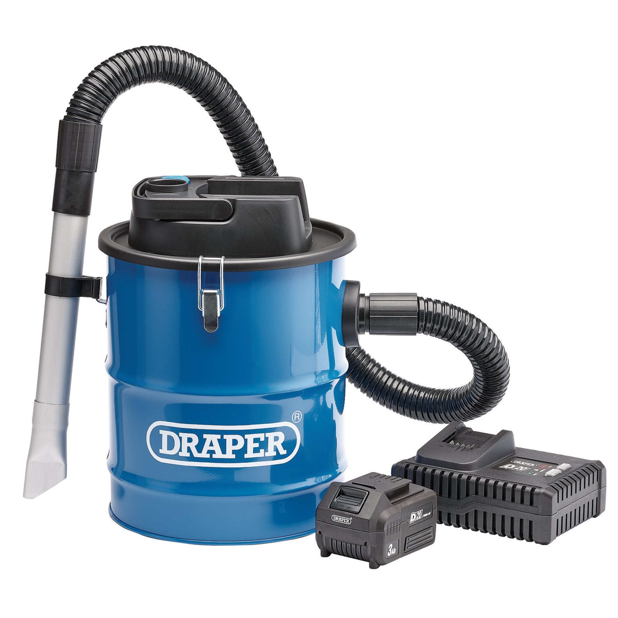 D20-20V-Ash-Vacuum-Cleaner,-1-x-3.0Ah-Battery,-1-x-Fast-Charger