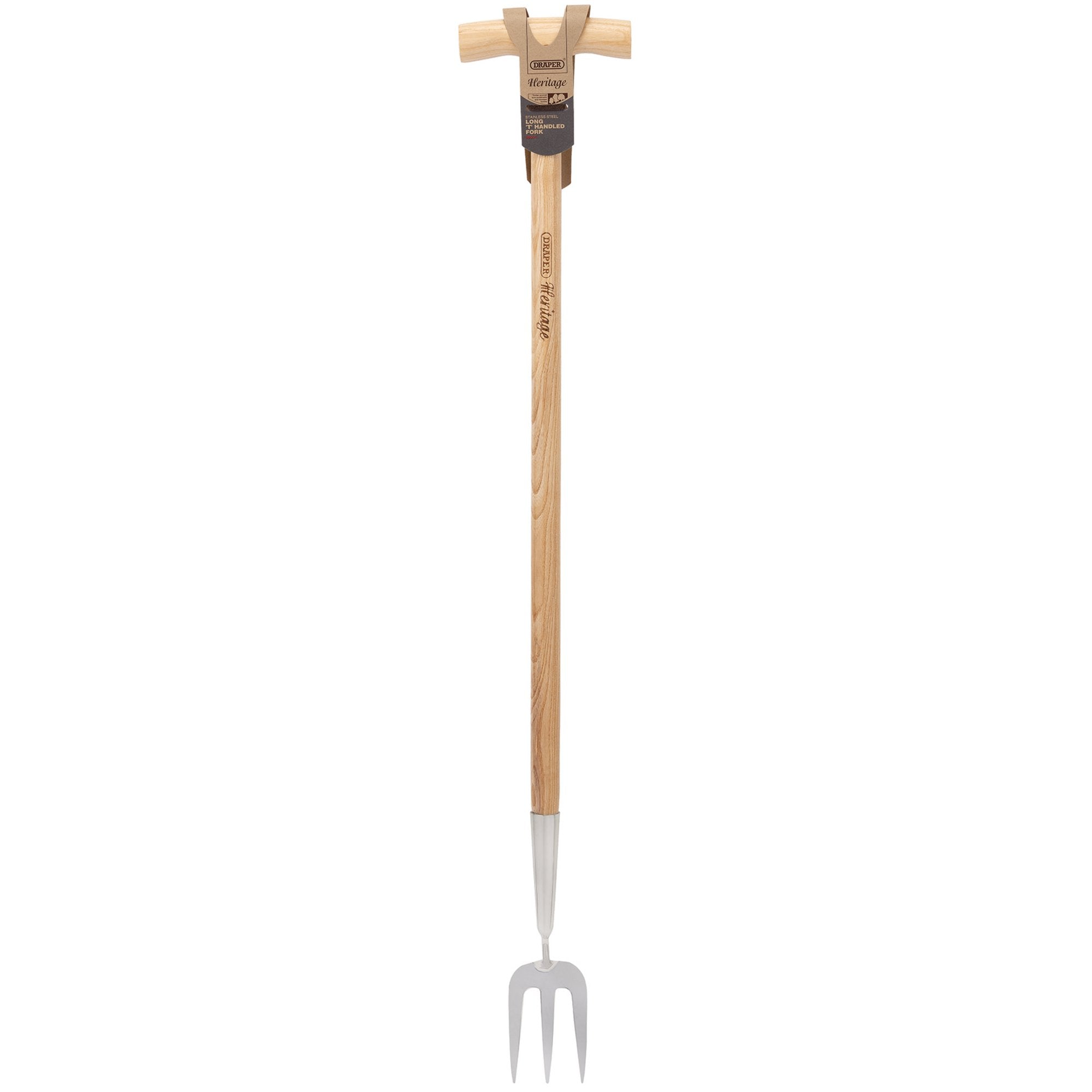 Draper-Heritage-Stainless-Steel-Fork-With-Ash-Long-Handle