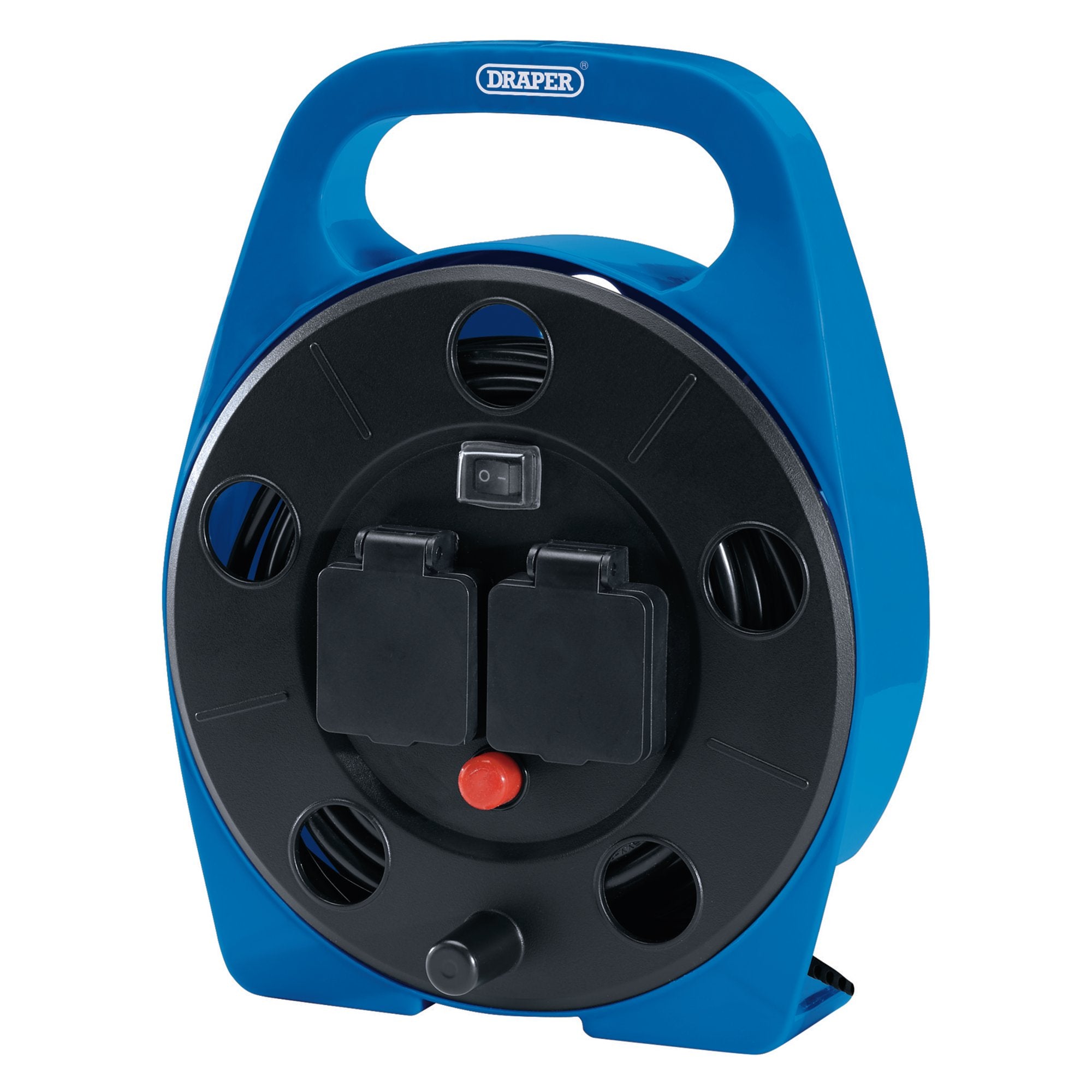 230V-2-Way-Cable-Reel-with-LED-Work-Light,-10m