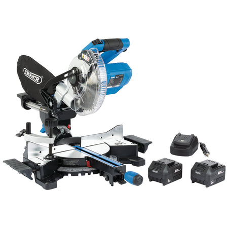 D20-20V-Brushless-185mm-Sliding-Compound-Mitre-Saw-Kit-(+2-x-5Ah-Batteries-and-12V-Charger)