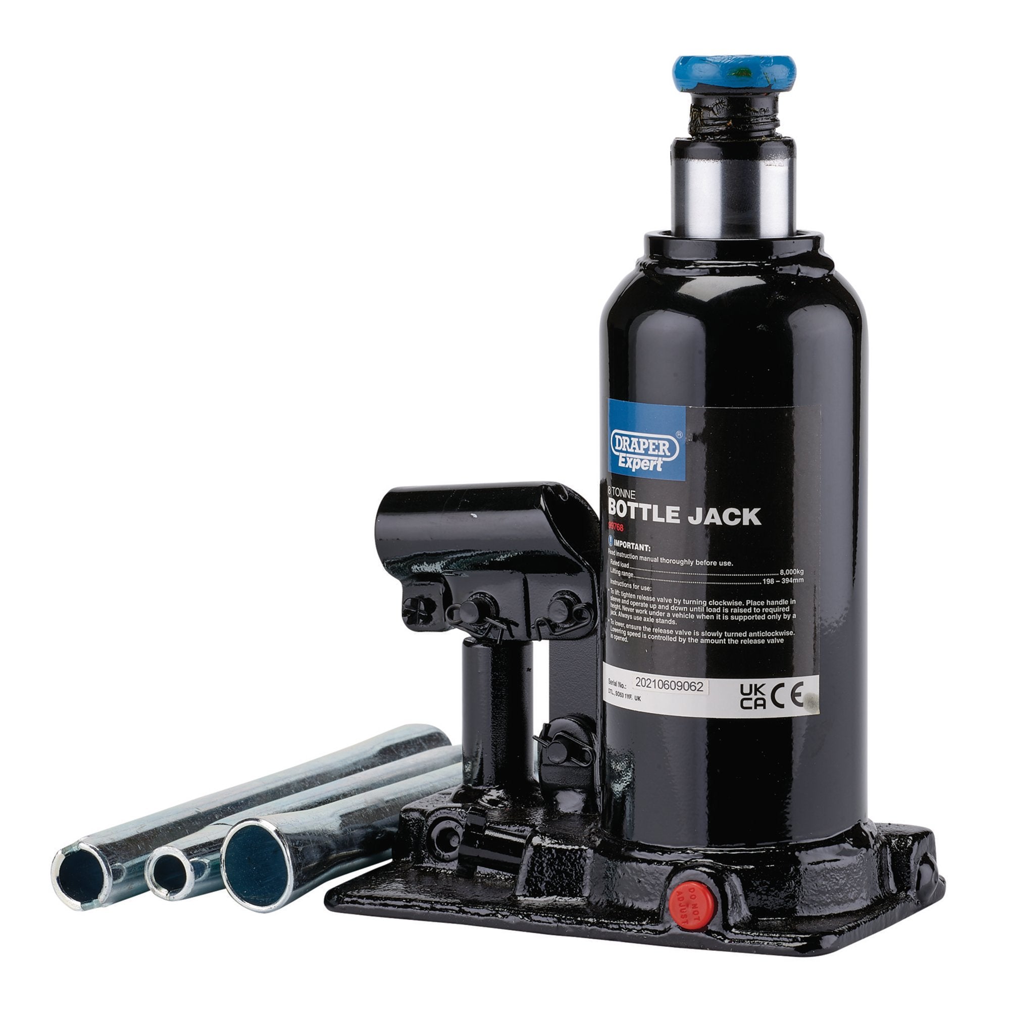 Draper-Expert-Hydraulic-Bottle-Jack,-8-Tonne