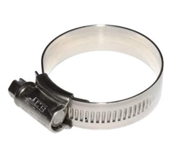 Hi-Grip, zinc plated hose clip, adjustment range 190-220mm