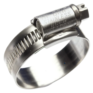 Hi-Grip, 304 stainless steel hose clip, adjustment range 190-220mm
