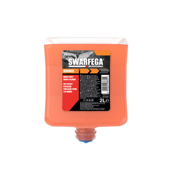 SORC4LTR Swarfega® Orange Heavy Duty Hand Cleaner with orange fragrance and non-abrasive scrubbing agents, 4Ltr Cartridge